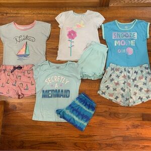 Girls PJ Pajama Sets Tops & Bottoms
Butterflies Flower Mermaid Nautica Sailboat